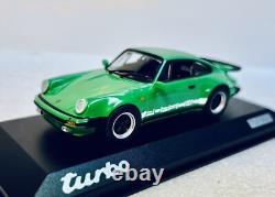 143 MINICHAMPS 1975 PORSCHE 911 930 turbo 50 Years turbo green white LE 911 pc