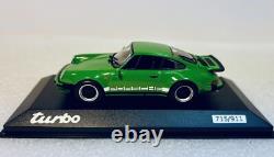 143 MINICHAMPS 1975 PORSCHE 911 930 turbo 50 Years turbo green white LE 911 pc