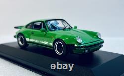 143 MINICHAMPS 1975 PORSCHE 911 930 turbo 50 Years turbo green white LE 911 pc