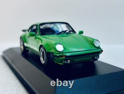 143 MINICHAMPS 1975 PORSCHE 911 930 turbo 50 Years turbo green white LE 911 pc