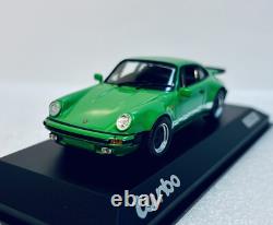 143 MINICHAMPS 1975 PORSCHE 911 930 turbo 50 Years turbo green white LE 911 pc