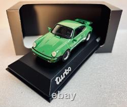143 MINICHAMPS 1975 PORSCHE 911 930 turbo 50 Years turbo green white LE 911 pc