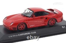 143 MINICHAMPS 1987 PORSCHE 959 car. Tima CUSTOMER CLUB guards red LE 33 pcs