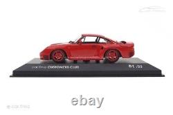 143 MINICHAMPS 1987 PORSCHE 959 car. Tima CUSTOMER CLUB guards red LE 33 pcs