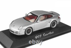 143 MINICHAMPS 2011 PORSCHE 911 (997 II) Turbo 3.8 GT-silver L. E. 1,000 pcs