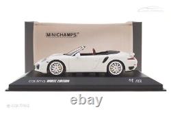 143 MINICHAMPS 2013 PORSCHE 911 991 Turbo S WHITE Edition cartima CUSTOMIZED