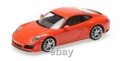 143 MINICHAMPS 2018 PORSCHE 911 991 Carrera S lava orange PMA EXCLUSIVE LE 100