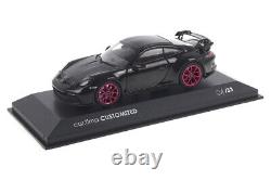 143 MINICHAMPS 2020 PORSCHE 911 992 GT3 Black ruby star rims cartima CUSTOMIZED