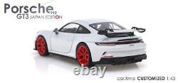 143 MINICHAMPS 2020 PORSCHE 911 992 GT3 Japan Edition 33 pcs cartima CUSTOMIZED