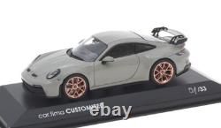143 MINICHAMPS 2020 PORSCHE 911 992 GT3 chalk cuprum 33 pcs cartima CUSTOMIZED