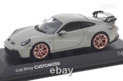 143 MINICHAMPS 2020 PORSCHE 911 992 GT3 chalk cuprum 33 pcs cartima CUSTOMIZED