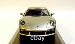 143 MINICHAMPS 2020 PORSCHE 911 992 turbo silver PFF LE 50 car. Tima CUSTOMIZED