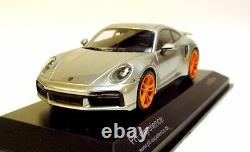 143 MINICHAMPS 2020 PORSCHE 911 992 turbo silver PFF LE 50 car. Tima CUSTOMIZED