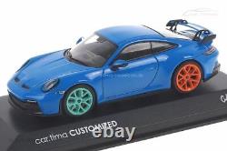143 MINICHAMPS 2021 PORSCHE 911 992 GT3 Easter 2021 Shark blue CUSTOMIZED