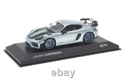 143 MINICHAMPS 2022 PORSCHE 718 Cayman GT4 RS Azzuro Thetys Indigoblue car. Tima