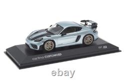 143 MINICHAMPS 2022 PORSCHE 718 Cayman GT4 RS Azzuro Thetys Neodyme car. Tima