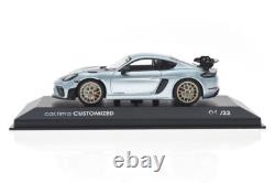 143 MINICHAMPS 2022 PORSCHE 718 Cayman GT4 RS Azzuro Thetys Neodyme car. Tima