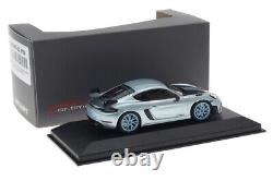 143 MINICHAMPS 2022 PORSCHE 718 Cayman GT4 RS Azzuro Thetys gulf blue car. Tima