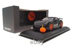 143 MINICHAMPS 2022 PORSCHE 718 Cayman GT4 RS Halloween 2024 LE 50 car. Tima