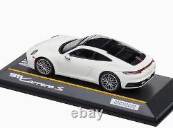 143 MINICHAMPS 2022 PORSCHE 911 992 Carrera S AHEAD carrara white LE 2,024 pcs