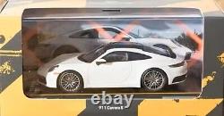 143 MINICHAMPS 2022 PORSCHE 911 992 Carrera S AHEAD carrara white LE 2,024 pcs