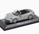 143 MINICHAMPS 2022 PORSCHE 911 992 Carrera S Cabrio chalk grey RARE DEALER ED