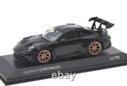 143 MINICHAMPS 2023 PORSCHE 911 992 GT3 RS black cuprum rims LE 22 pcs cartima