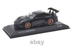 143 MINICHAMPS 2023 PORSCHE 911 992 GT3 RS black cuprum rims LE 22 pcs cartima