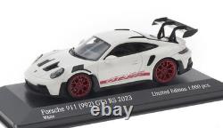 143 MINICHAMPS 2023 PORSCHE 911 992 GT3 RS white red rims LE 1,000 pcs. DEALER