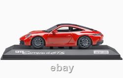 143 MINICHAMPS 2025 PORSCHE 911 (992.2) Carrera 4 GTS Coupé red DEALER EDITION