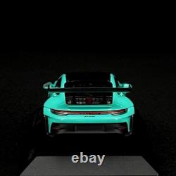 143 Minichamps 2024 Porsche 911 (992) GT3 RS Weissach Mint Green Gold Wheels