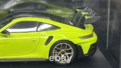 143 Minichamps Porsche 911 (992) GT3 RS Weissach 2024 Acid Green Diecast Car