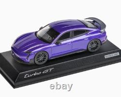 143 NOREV 2025 PORSCHE Taycan (J1.2) turbo GT Purple Sky DEALER Ed. 2,000 pcs