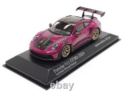 143 Porsche Minichamps 911 (992) GT3 RS 2024 Weissach Ruby Star Gold Wheels