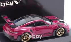 143 Porsche Minichamps 911 (992) GT3 RS 2024 Weissach Ruby Star Gold Wheels
