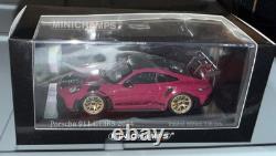 143 Porsche Minichamps 911 (992) GT3 RS 2024 Weissach Ruby Star Gold Wheels