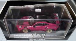 143 Porsche Minichamps 911 (992) GT3 RS 2024 Weissach Ruby Star Gold Wheels