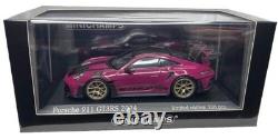 143 Porsche Minichamps 911 (992) GT3 RS 2024 Weissach Ruby Star Gold Wheels