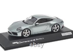 143 SPARK 2022 PORSCHE 911 992 Carrera 4S Ben Pon Jr. Fish Silver Grey DEALER