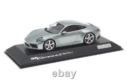 143 SPARK 2022 PORSCHE 911 992 Carrera 4S Ben Pon Jr. Fish Silver Grey DEALER