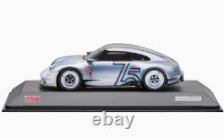143 SPARK 2023 PORSCHE Vision 357 Coupe silver LIM. DEALER EDITION 2,000 pcs
