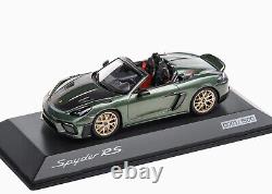 143 SPARK 2024 PORSCHE 718 (982) Spyder RS oak green L. E. 1,500 pcs. DEALER