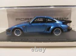 143 SPARK MP013 PORSCHE, MUSEUM, PORSCHE 911 Turbo Flatnose minervablau XXRARE