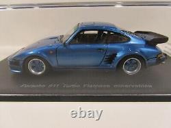 143 SPARK MP013 PORSCHE, MUSEUM, PORSCHE 911 Turbo Flatnose minervablau XXRARE