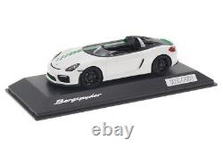 143 SPARK PORSCHE Boxster Bergspyder Porsche Unseen white green L. E. 2,000 pcs