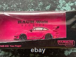 164 Tarmac Works RWB 993 Yves Piaget Black Rims China Chase HOBBY64 withfig