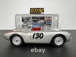 1955 Porsche 550A Spyder Diecast 130 withDisplay James Dean Little Bastard 118