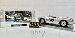 1955 Porsche 550A Spyder Diecast 130 withDisplay James Dean Little Bastard 118
