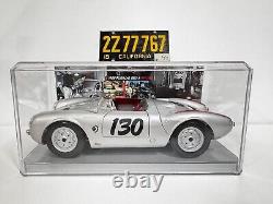 1955 Porsche 550A Spyder Diecast 130 withDisplay James Dean Little Bastard 118