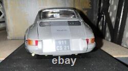 1973 Porsche 911 S Coupe 2.4L 118 Eagle's Race Silver Diecast Car Model Car